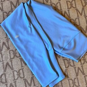 ALO High-Waist Airlift Legging | Crystal Clear Blue | Size Large